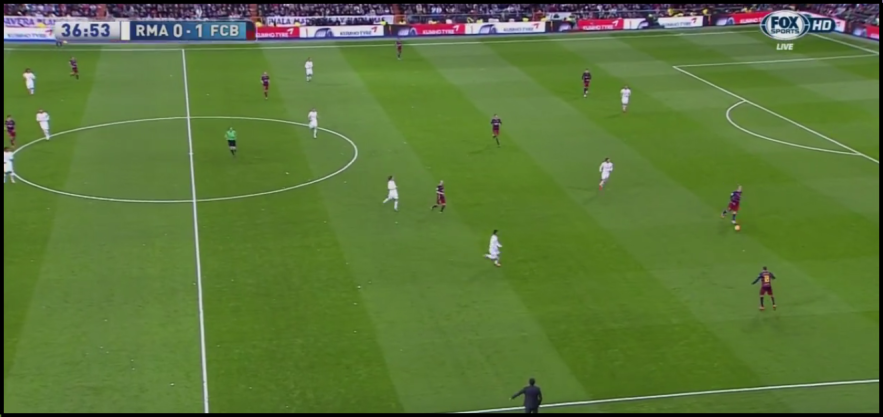 Barcelona still had positional issues without the full effect of positional play.